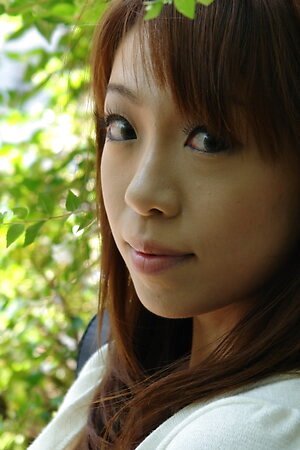 Japan Yuri Rie gives hot blowjob in the car and shows her hairy pussy.